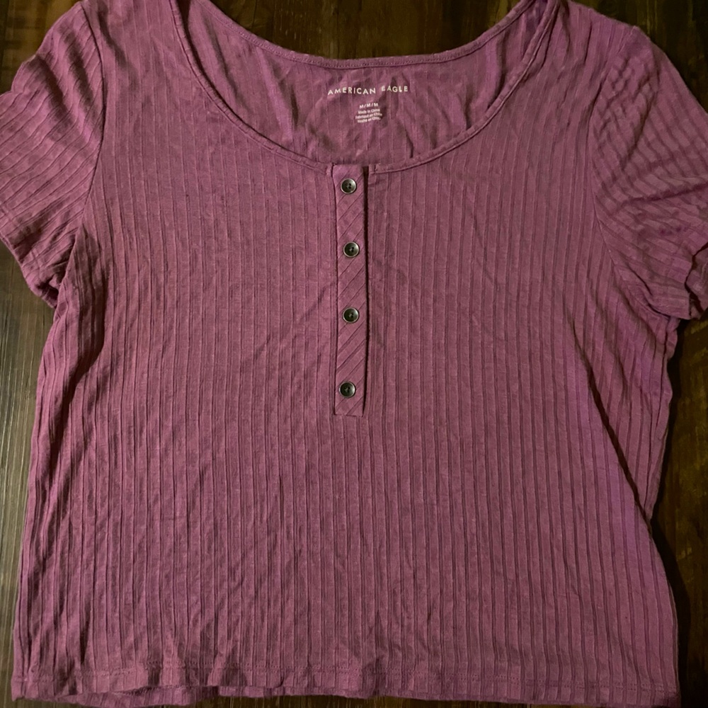 Purple, American Eagle T-shirt